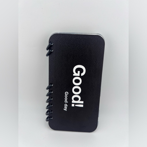 White and Black IPhone 16 pro max Case with Text Design - Picture 5 of 8